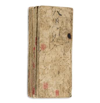 (KOREA.) [Miniature manuscript road atlas].